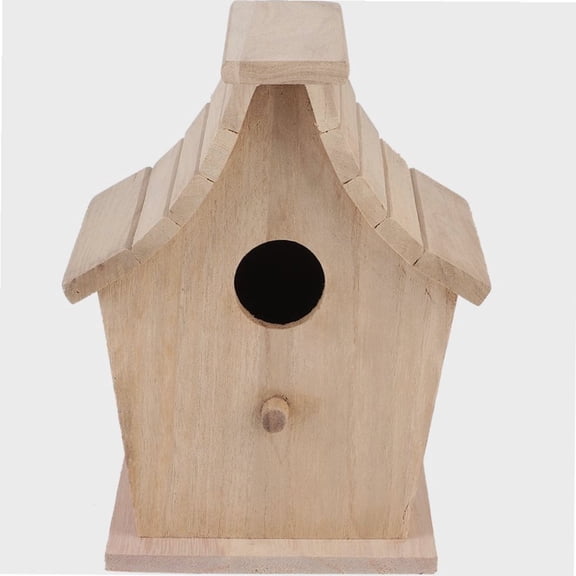 Bird House, Wood Bird House Breeding Box Hanging Bird House Pet Supplies for Parrots Budgerigar Small Birds Birdhouses Outside Build Kits