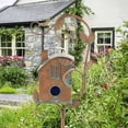 thumbnail image 1 of Bird Houses for Outside, House Bird Nest Courtyard Decoration,Edible Birdhouse, Outdoor Bird House Garden Decoration,Bird House Stakes for Outside, Metal Bird House, 1 of 5