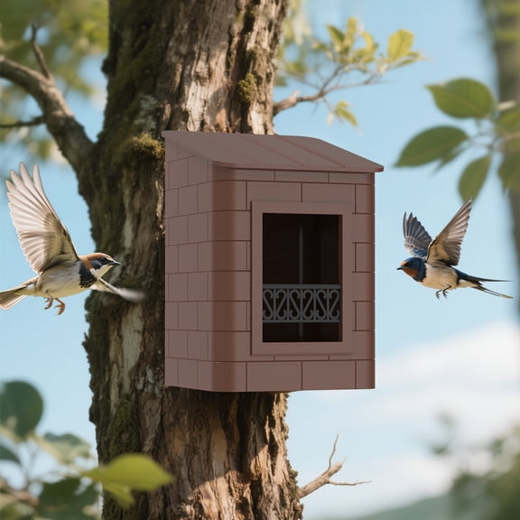 Bird Houses for Outside Clearance, Bird House Outdoor, Bluebird Swallow Wren Chickadee