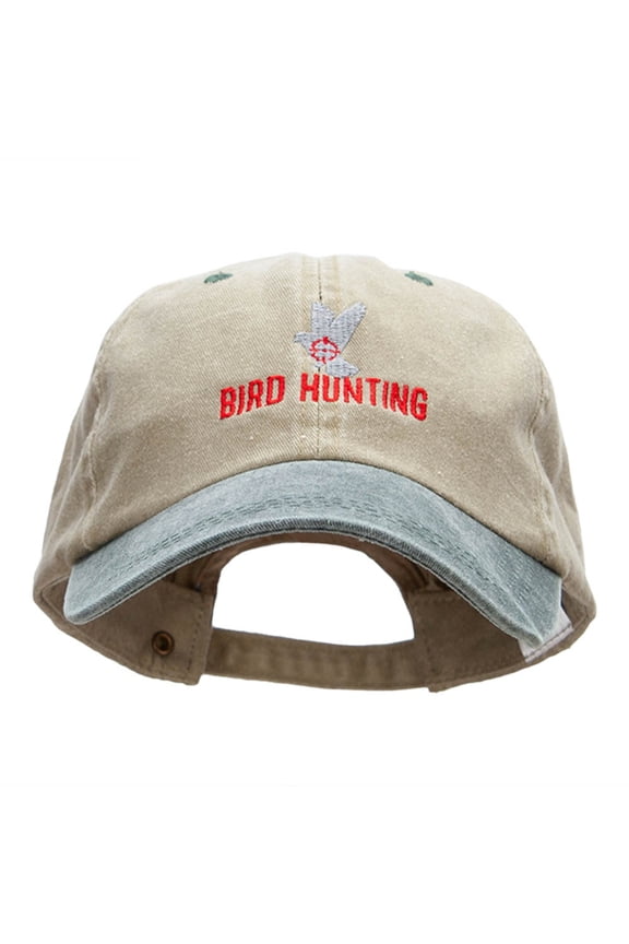 Bird Hunting Embroidered Pigment Dyed Wash Caps - Spruce Khaki OSFM