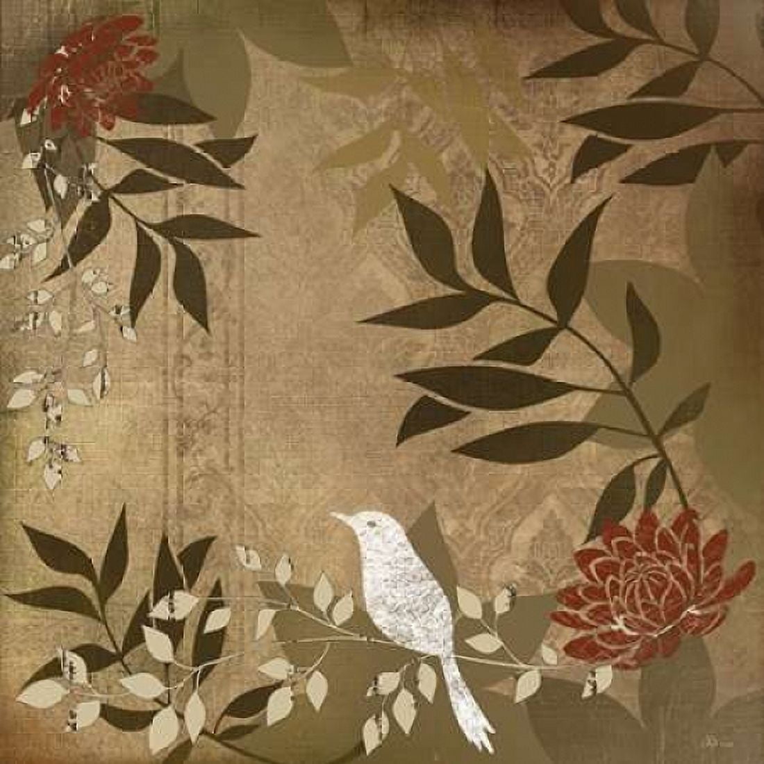 Bird I Canvas Art - Jennifer Pugh (24 x 24)