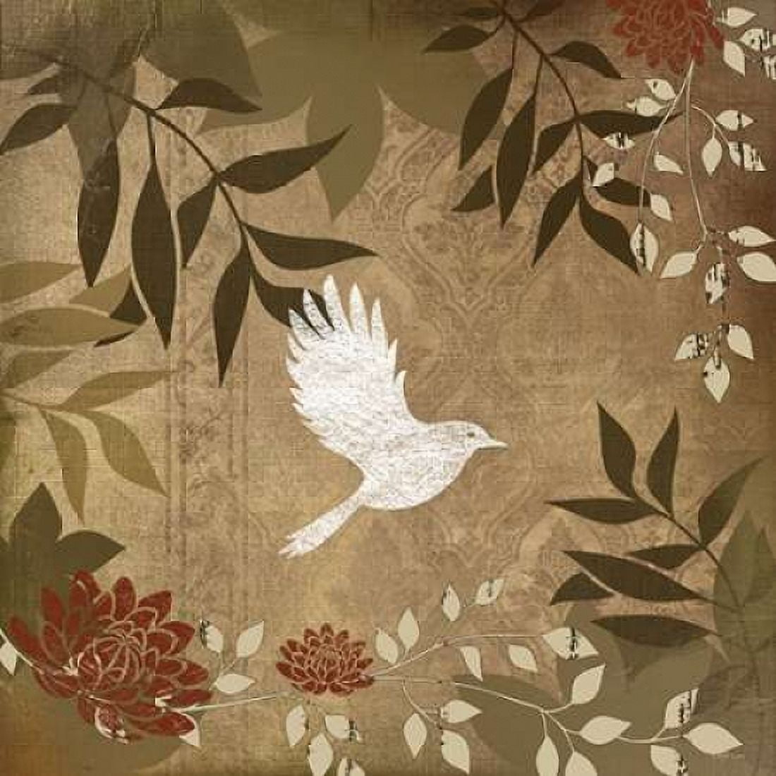 Bird II Canvas Art - Jennifer Pugh (24 x 24)
