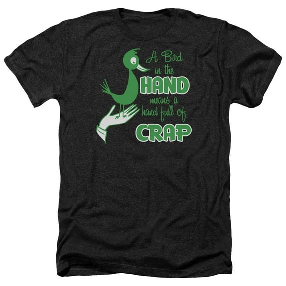 - Bird In The Hand - Heather Short Sleeve Shirt - Small