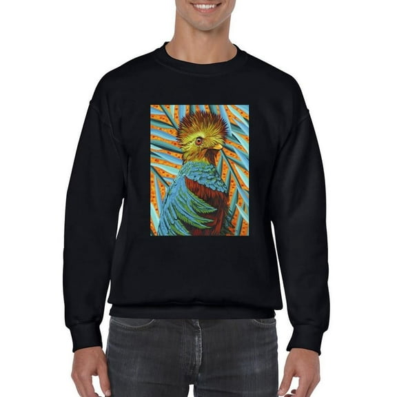Bird In The Tropics I Sweatshirt Men -Carolee Vitaletti Designs, Male Large