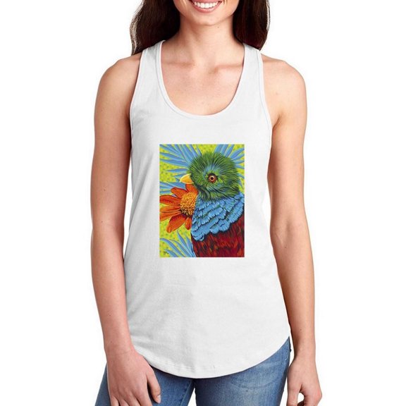 Bird In The Tropics. Ii Racerback Tank Women -Carolee Vitaletti Designs, Female XX-Large