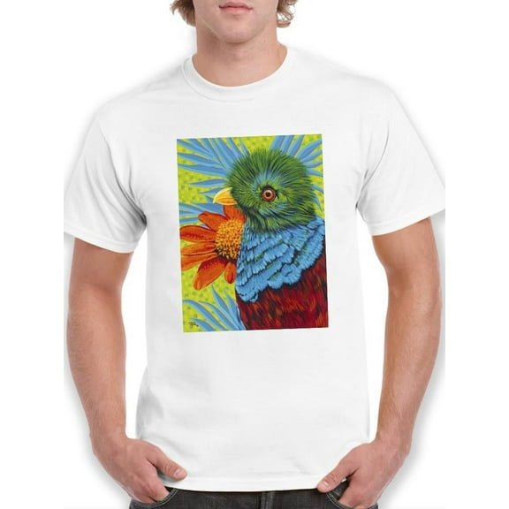 Bird In The Tropics. Ii T-Shirt Men -Carolee Vitaletti Designs, Male Medium