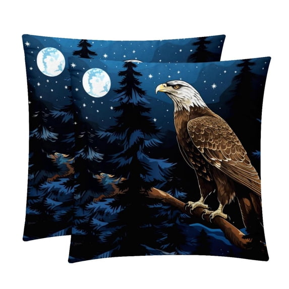 Bird Inserts - Set of 2 Bed Pillow Inserts with Unique Patterns - Available in Sizes 16x16, 18x18, 20x20 Inches for Throw Pillow Covers - Great for Any Occasion!