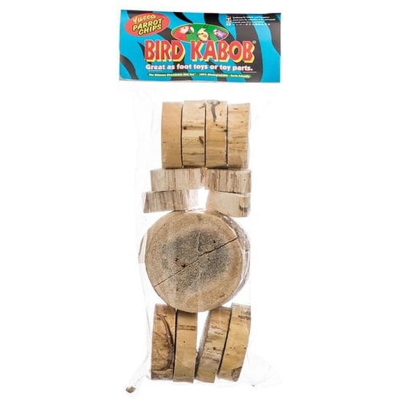 Bird Kabob® Yucca Parrot Chips - The Ultimate Shreddable Bird Toy™