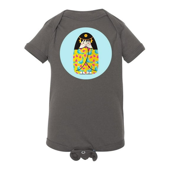 Bird Kokeshi Doll Bodysuit Infant -Image by Shutterstock,  12 Months