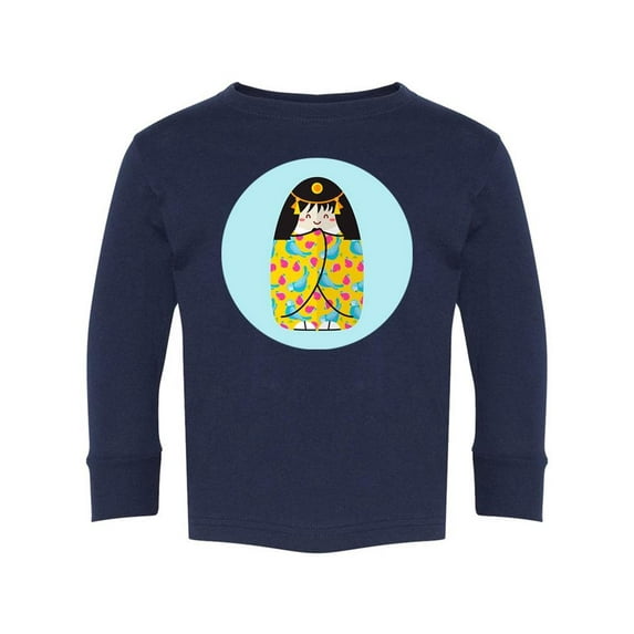 Bird Kokeshi Doll Long Sleeve Toddler -Image by Shutterstock, 3 Toddler