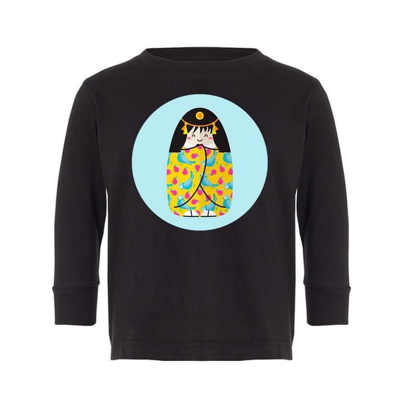 Bird Kokeshi Doll Long Sleeve Toddler -Image by Shutterstock, 5 Toddler