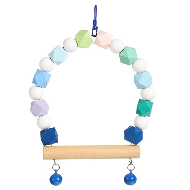 Bird Ladder for Parakeets Birdcage Swing Perch Stand Platform Cage Toy