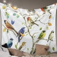 thumbnail image 1 of Bird Leaf Small Tapestry for Bedroom Wall Hanging Tapestry, Spring Summer Tree Branch Farmhouse Retro Ceiling Backdrop Tapestries Poster Blanket Wall Decor for Teens Room Living Room Dorm 23" x 28", 1 of 8