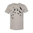 thumbnail image 1 of Bird Lover, Bird Shirt, Flying Birds, Unisex Fit, Bird Watching, Gift For Bird Lover, Gift For Him, Birds, Crow Shirt, Raven Shirt, Trendy T, Heather Stone, SMALL, 1 of 1