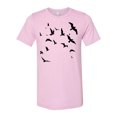 thumbnail image 1 of Bird Lover, Bird Shirt, Flying Birds, Unisex Fit, Bird Watching, Gift For Bird Lover, Gift For Him, Birds, Crow Shirt, Raven Shirt, Trendy T, Lilac, XL, 1 of 1