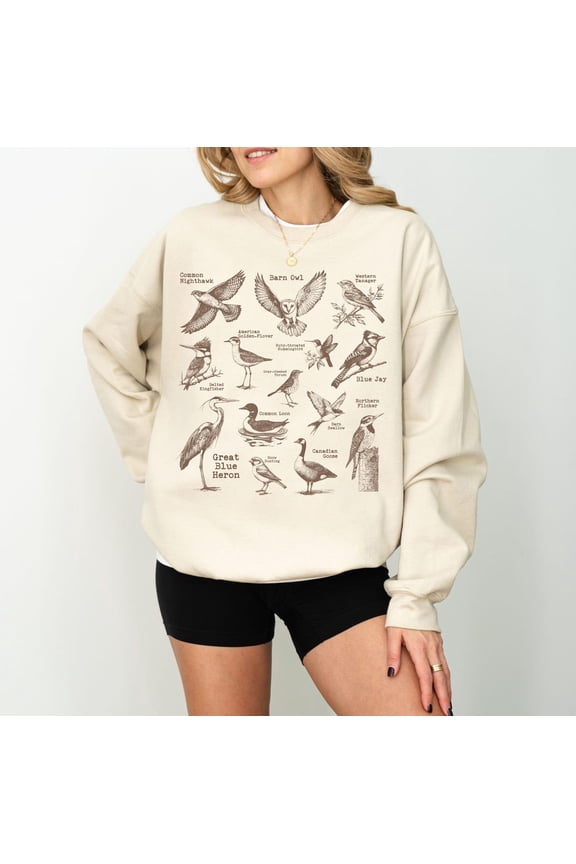 Bird Lover Sweatshirt, Birding Apparel, for Birdwatchers, Bird Watching Crewneck, Birders, For Bird Lover Mom Dad Grandma Tshirt All Size S-5XL