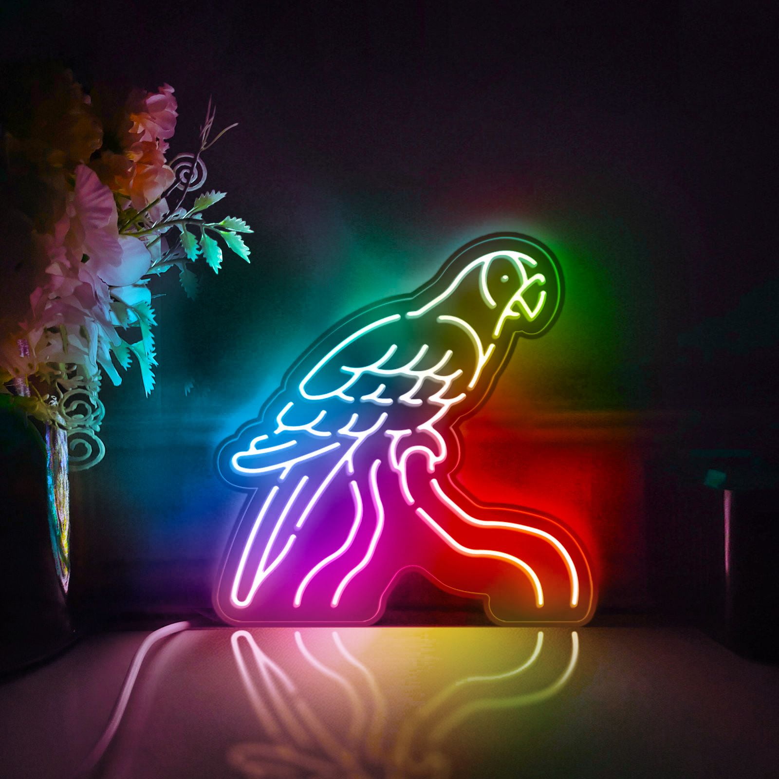 View of High Quality, Color Changing LED Lanai Lighting | Pool Cage Lighting ...