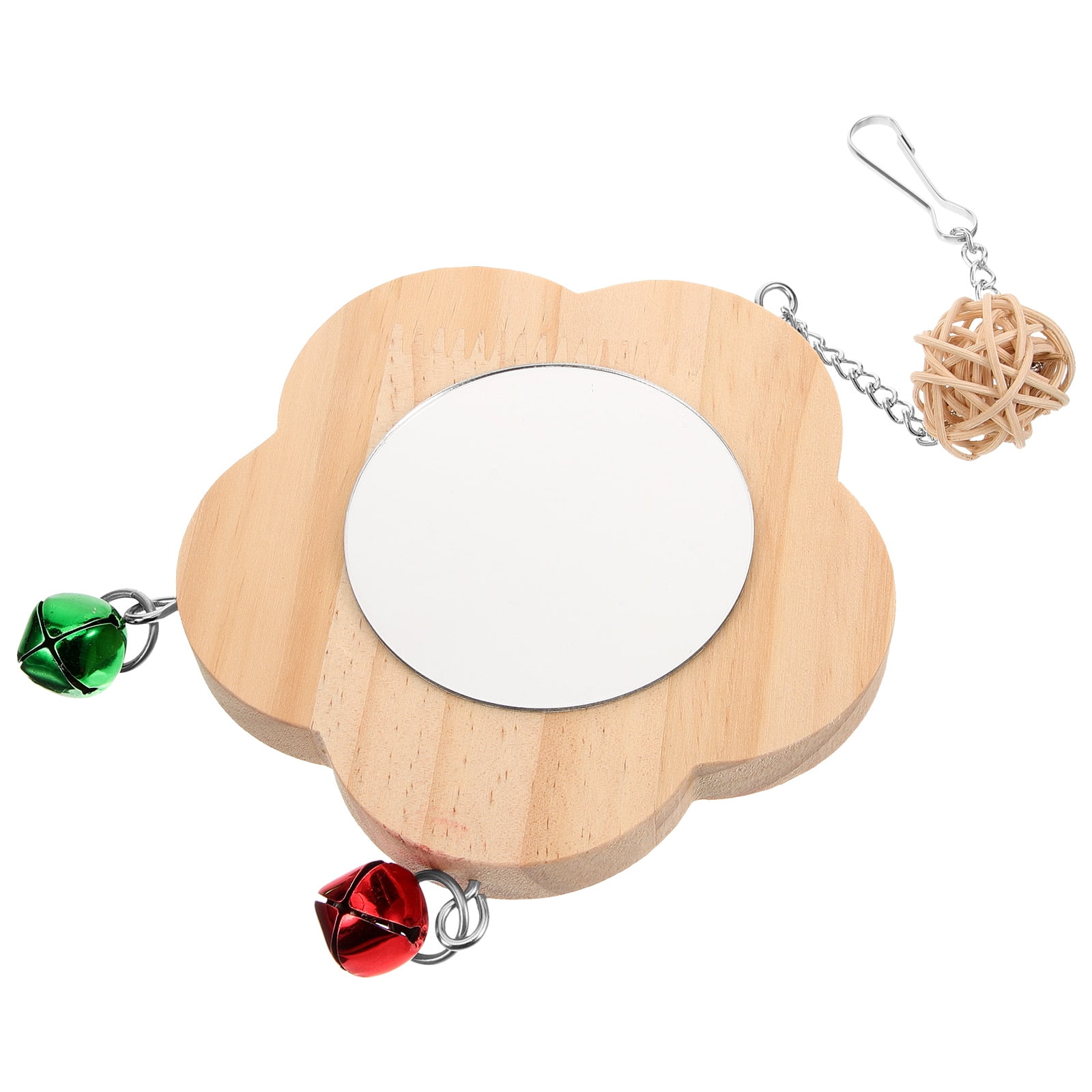 Bird Mirror Toy Parrot Toy Parrot Cage Hanging Mirror Cockatiel Mirror