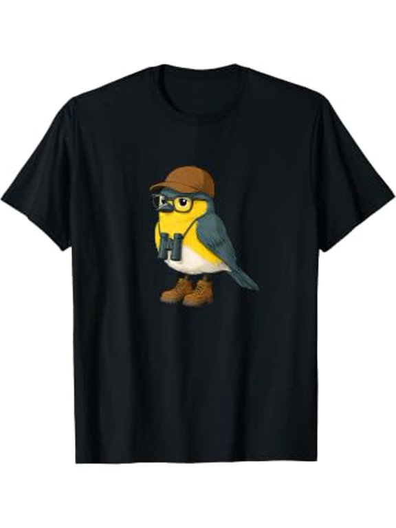 Bird Nerd Bird Watching Birding Fathers day T-Shirt