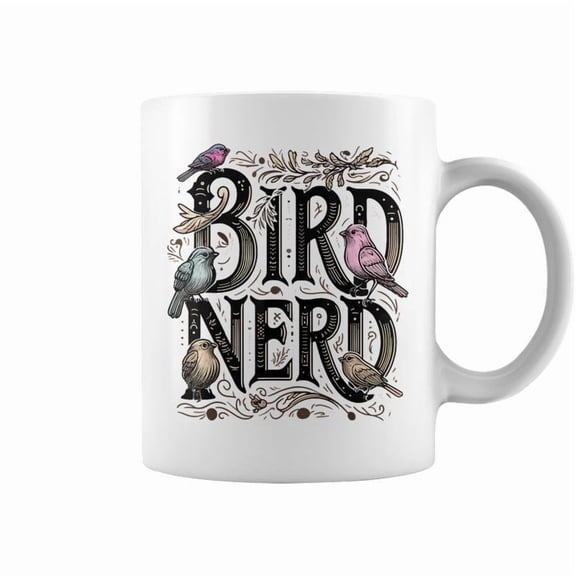 Bird Nerd Birdwatching Birdwatcher Bird Lover Cute Coffee Mugs