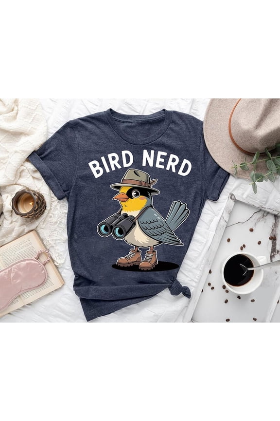 Bird Nerd Shirt: Birdwatching Graphic Tee for Ornithologists TSHIRT All Size S-5XL