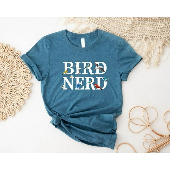 Bird Nerd T-Shirt, Funny Bird Watcher Shirt, Bird Watching Shirt, Bird Lover Tee, Nature Lover Shirts, Gift For Bird Lover, Unisex Bird Tees TH260514