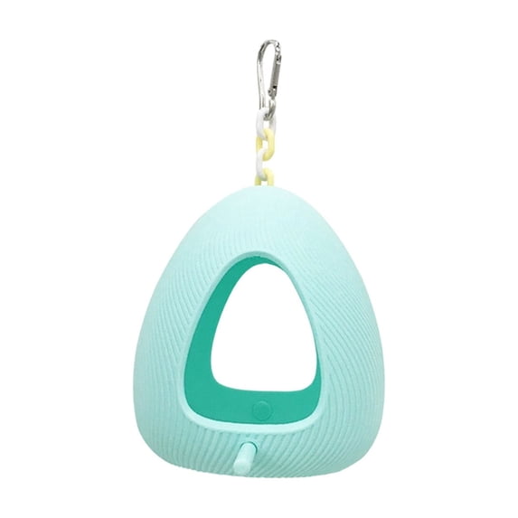 Bird Nest Adorable Egg-Shaped - Washable Parakeet Cage Accessories - Durable Small Bird Hammock Hut with Warm Hideout for Lovebirds, Canaries, Budgies Blue