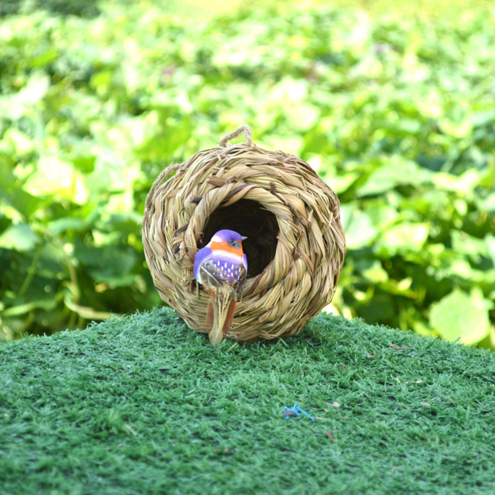 Photo inspiration: Gallery Detail: Bird Nest Bird Cage Natural Grass Bird House Outdoor Decorative