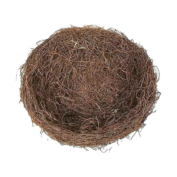 Bird Nest Clearance!4.7" Artificial Bird Nest for Crafts, Rattan Bird Nest, Sheltered and Breeding Environment for Birds, Artificial Nest to Place Small Size Items, Wood Theme Party Decor