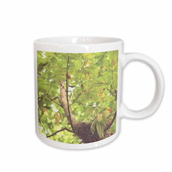 3drose, Bird Nest in Tree, 11oz Mug