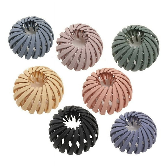 Bird Nest Magic Hair Clip - Expandable Bun Maker Accessories for Women Ponytail Holder Matte