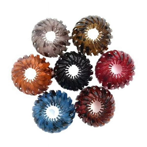 Bird Nest Magic Hair Clip - Expandable Hair Bun Maker Hair Accessories for Women Ponytail Holder Hair Bun Clip Glossy