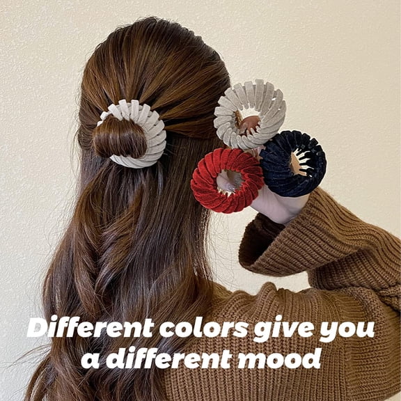 Bird Nest Magic Hair Clip, Hair Accessories for Women,Hair Ties Bun Maker Scrunchies for Thick Thin Hair,Hair Clips for Women,Ponytail Holders