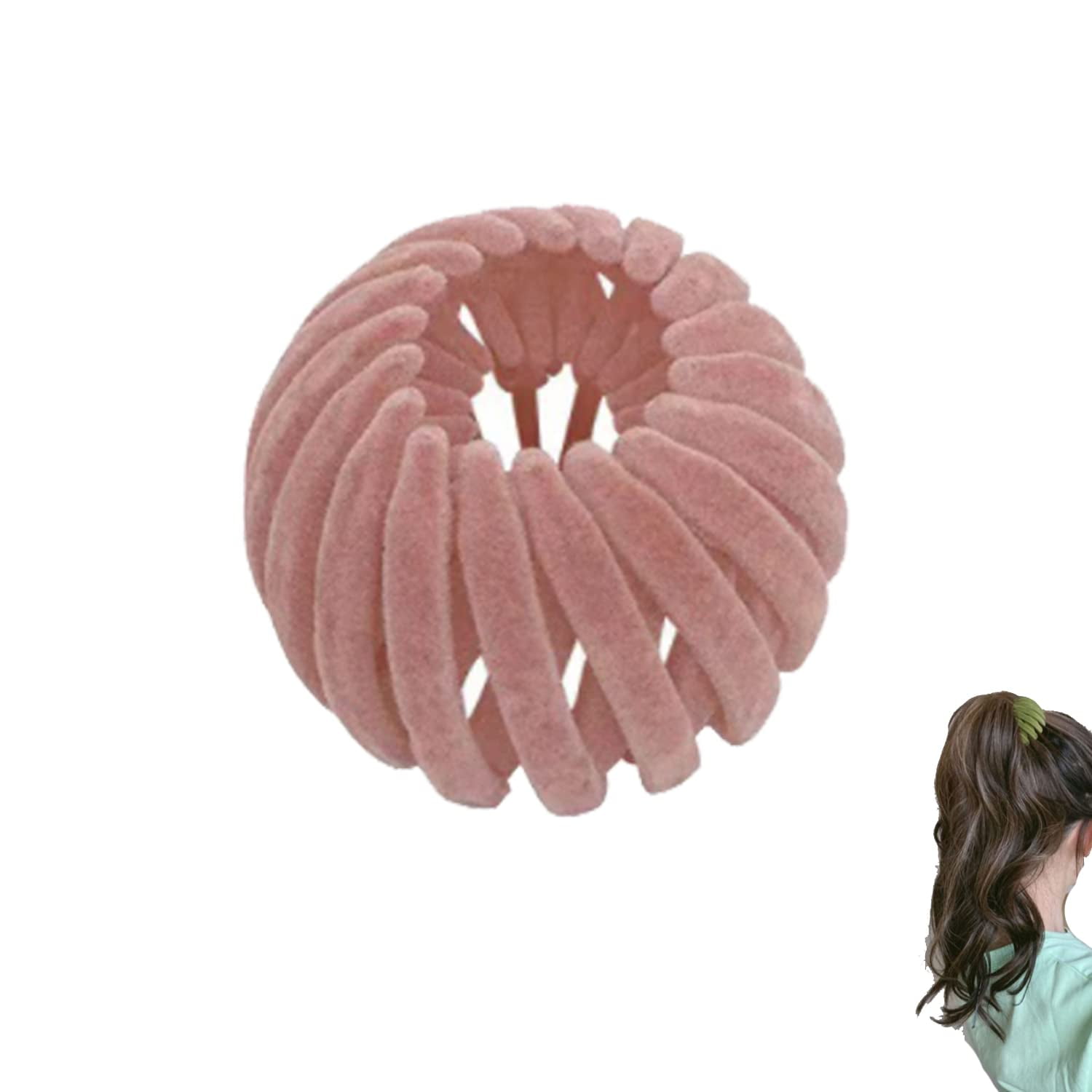 Bird Nest Magic Hair Clip,Lazy Bird's Nest Plate Hairpin,Expandable