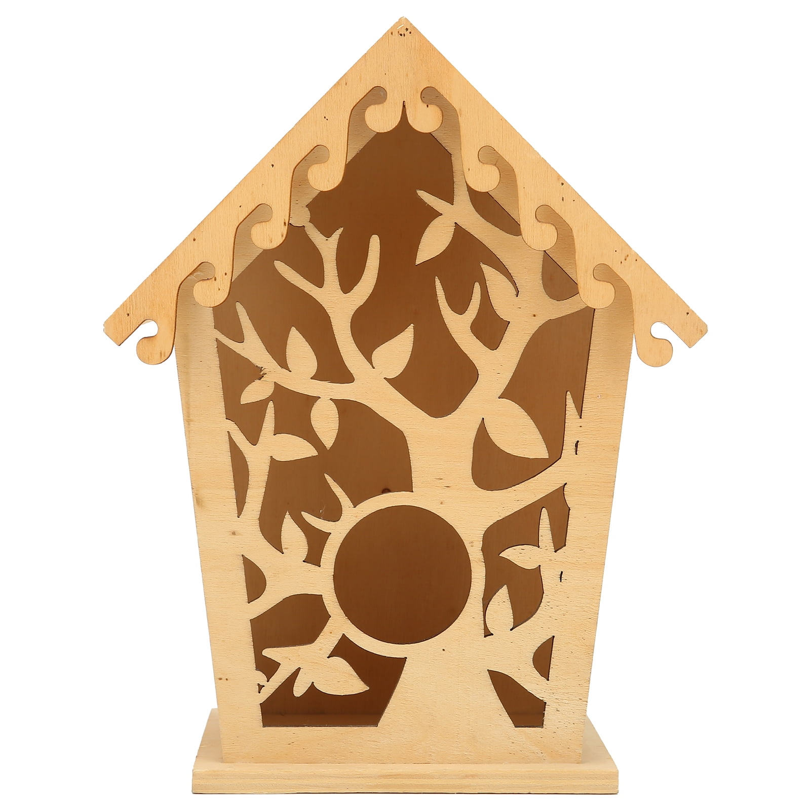 Bird Nests Hollow Tree Leaves Patterns Bird House Bird Cage for Indoor Outdoor Craft