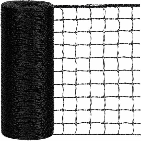 Bird Netting 15x20 FT, 1/2 in Mesh Strong Garden Netting Animals Barrier Against Deer, Chicken, Poultry, Woven Mesh Fence Netting Roll for Vegetable, Fruit Tree, Blueberry Protection