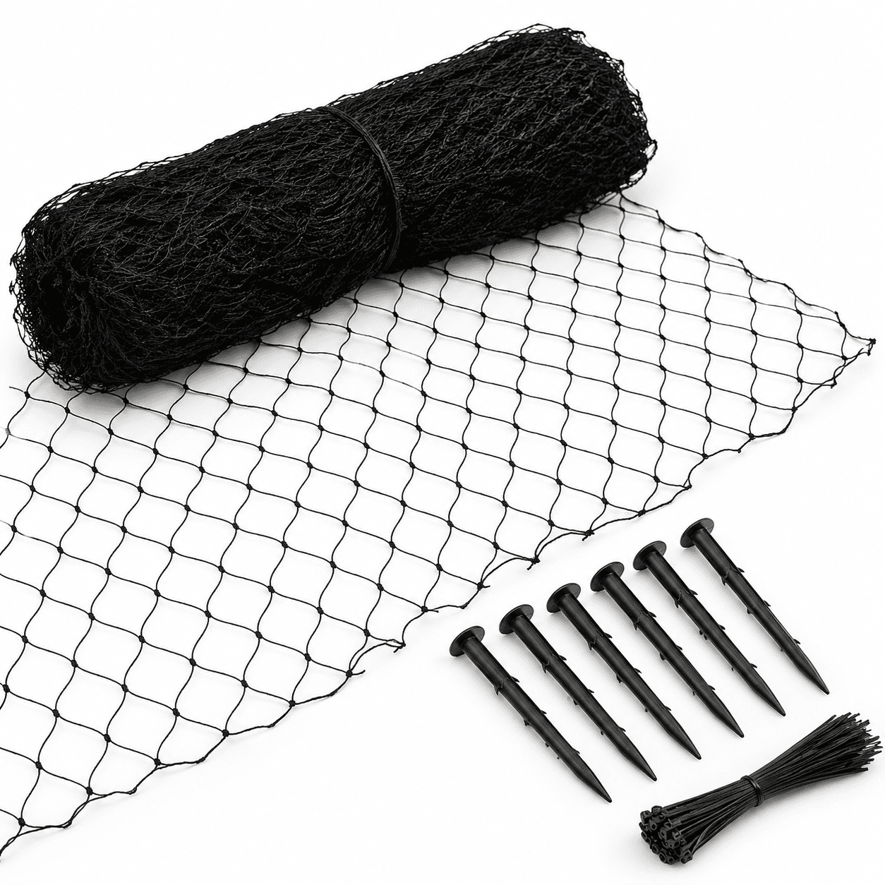 Bird Netting 25'×100'-1'' Nylon Poultry Net for Chicken Run Garden ...
