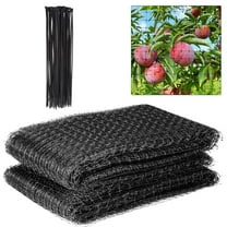 Bird Netting 7 x 33 ft For Garden Protection Heavy Duty Deer Fence Netting, Reusable Garden Mesh Netting for Vegetables Plants Fruit Trees