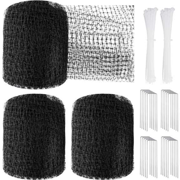 Bird Netting Deer Fence Netting 2 Pack 5x100FT | Heavy Duty Garden Netting for Chicken Coop, Fruit Trees, Plants, Vegetables Against Birds, Deer, Squirrels and Other Animals