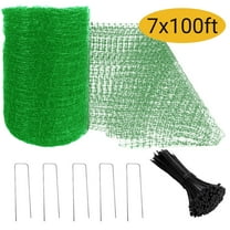 Bird Netting Garden Netting for Garden Protection Reusable for Plants Fruit Trees Vegetables Against Birds Deer and Other Animals 7x100ft Green