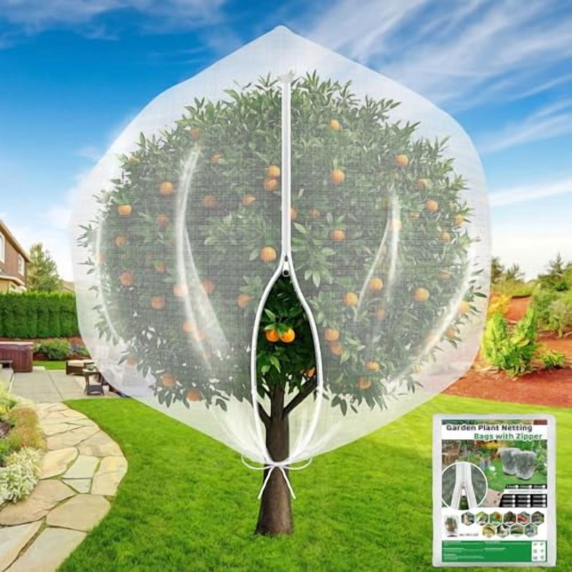 Bird Netting for Garden Plant Fruit Tree Protection 6 x 7 ft Large ...