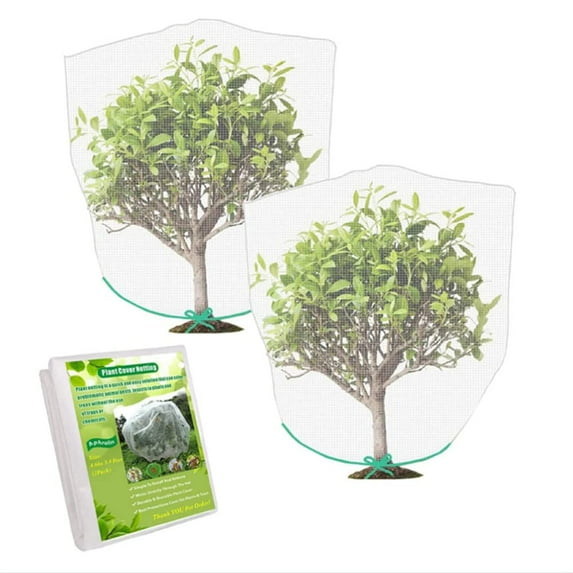 Bird Netting for Garden Protection,1Pcs Garden Netting Pest Barrier with Drawstring,Mosquito Net Tomato Protective Cover Garden Plant Netting Fruit Tree Netting for Cicadas Vegetables Blueberry Bushes