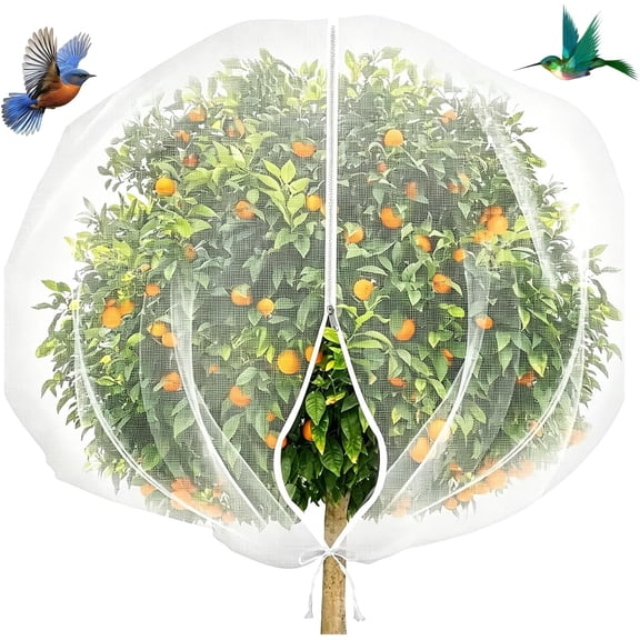 Bird Netting with Zipper for Garden Fruit Tree Berry Barrier Mesh Cover120*180cm