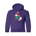 thumbnail image 1 of Bird On Snowboard Hoodie Juniors -Image by Shutterstock,  Small, 1 of 4