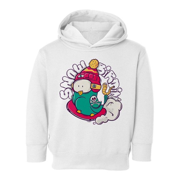 Bird On Snowboard Hoodie Toddler -Image by Shutterstock,  4 Toddler