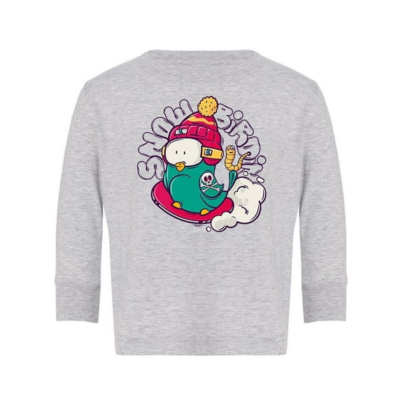 Bird On Snowboard Long Sleeve Toddler -Image by Shutterstock,  3 Toddler