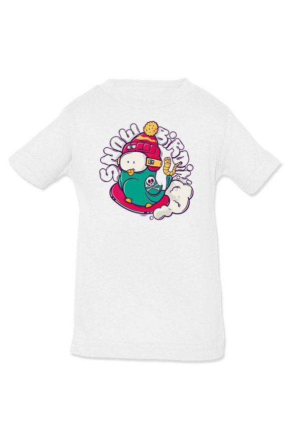 Bird On Snowboard T-Shirt Infant -Image by Shutterstock, 12 Months