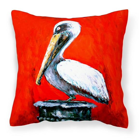Bird Painting Fabric Decorative Pillow