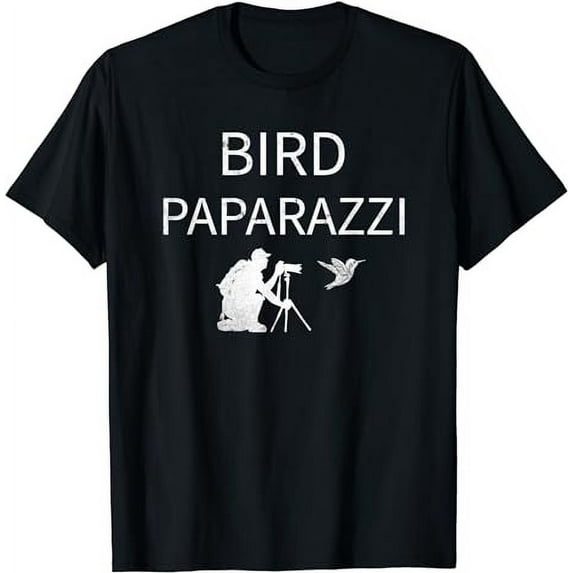 Bird Paparazzi | Bird Photography Camera | Bird Watcher T-Shirt