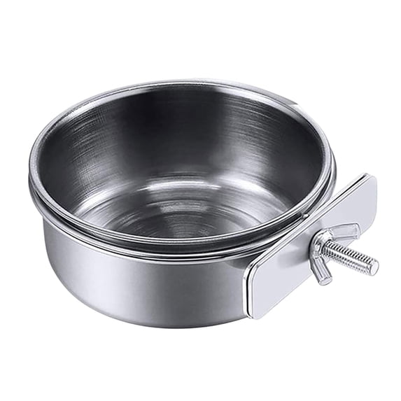 Bird Parrot Pet Stainless Steel Food Bowl